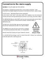 Preview for 25 page of Russell Hobbs RHGCH902B Instruction Manual