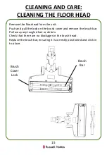 Preview for 15 page of Russell Hobbs RHHS3001 Manual