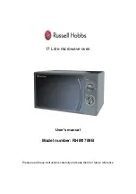 Preview for 1 page of Russell Hobbs RHM1709B User Manual