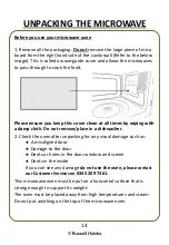 Preview for 14 page of Russell Hobbs RHM1731 B User Manual