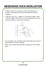 Preview for 16 page of Russell Hobbs RHM1731 B User Manual