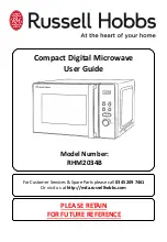 Russell Hobbs RHM2034B User Manual preview