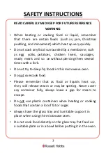 Preview for 7 page of Russell Hobbs RHM2061B User Manual