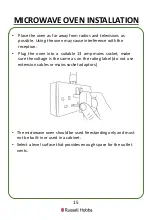 Preview for 15 page of Russell Hobbs RHM2086SS-AG User Manual