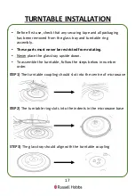 Preview for 17 page of Russell Hobbs RHM2362 User Manual