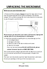 Preview for 13 page of Russell Hobbs RHM2563 User Manual