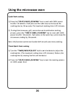 Preview for 26 page of Russell Hobbs RHM2572CG User Manual