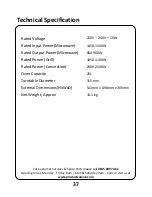 Preview for 37 page of Russell Hobbs RHM2572CG User Manual