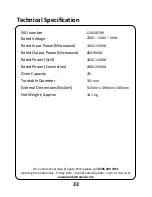 Preview for 33 page of Russell Hobbs rhm2574 User Manual