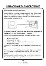 Preview for 13 page of Russell Hobbs RHRETMD706 User Manual