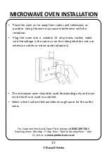 Preview for 15 page of Russell Hobbs RHRETMD706 User Manual