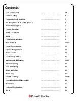 Preview for 2 page of Russell Hobbs RHUCFZ3B Instruction Manual