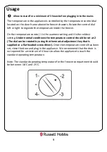 Preview for 9 page of Russell Hobbs RHUCFZ3B Instruction Manual