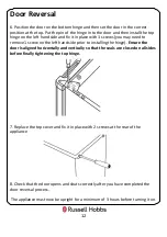 Preview for 12 page of Russell Hobbs RHUCFZ3B Instruction Manual