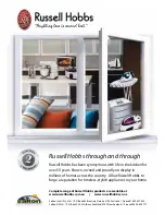 Preview for 2 page of Russell Hobbs Slipstream RHC903 Instructions And Guarantee