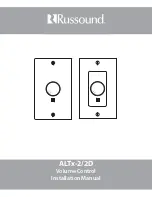 Russound ALTX-2 Installation Manual preview