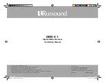 Preview for 26 page of Russound DMS-3.1 Installation Manual