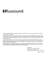 Preview for 20 page of Russound XSource Installation Manual