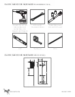 Preview for 2 page of RUSTICA CLASSIC BARN DOOR HARDWARE Assembly Instructions Manual