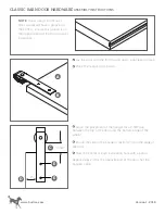 Preview for 4 page of RUSTICA CLASSIC BARN DOOR HARDWARE Assembly Instructions Manual