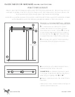 Preview for 6 page of RUSTICA CLASSIC BARN DOOR HARDWARE Assembly Instructions Manual