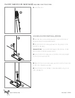 Preview for 8 page of RUSTICA CLASSIC BARN DOOR HARDWARE Assembly Instructions Manual