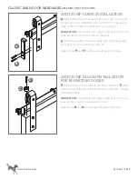 Preview for 9 page of RUSTICA CLASSIC BARN DOOR HARDWARE Assembly Instructions Manual