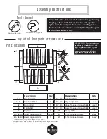 Preview for 2 page of RUSTICA Double X Door Assembly Instructions