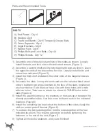 Preview for 2 page of RUSTICA ENTRY BENCH Installation Instructions