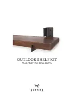 RUSTICA OUTLOOK SHELF KIT Assembly Instructions preview