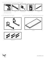 Preview for 2 page of RUSTICA OUTLOOK SHELF KIT Assembly Instructions