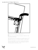 Preview for 5 page of RUSTICA SILHOUETTE VICTORIAN TABLE Assembly Instructions Manual