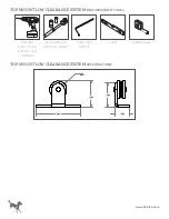 Preview for 2 page of RUSTICA TOP MOUNT LOW CLEARANCE Assembly Instructions Manual