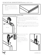 Preview for 4 page of RUSTICA TOP MOUNT LOW CLEARANCE Assembly Instructions Manual