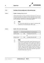 Preview for 123 page of RUTHMANN 27409 Operating And Maintenance Instructions Manual