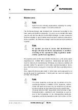 Preview for 187 page of RUTHMANN 27409 Operating And Maintenance Instructions Manual