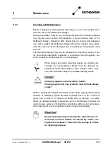 Preview for 219 page of RUTHMANN 27409 Operating And Maintenance Instructions Manual