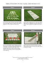 Preview for 2 page of Rutland County Garden Furniture Barleythorpe picnic table and bench set Assembly Instructions Manual