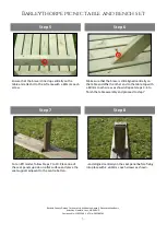 Preview for 3 page of Rutland County Garden Furniture Barleythorpe picnic table and bench set Assembly Instructions Manual