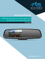 RVS systems G Series Instruction Manual preview