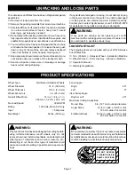 Preview for 7 page of Ryobi C357 Operator'S Manual