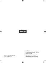 Preview for 20 page of Ryobi ONE+ R18PL Original Instructions Manual