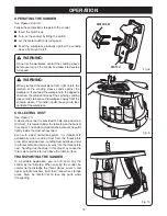 Preview for 13 page of Ryobi OSS500 Operator'S Manual