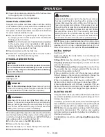 Preview for 18 page of Ryobi RY907000FI Operator'S Manual