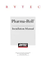 Preview for 1 page of RYTEC Pharma-Roll Installation Manual