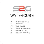 Preview for 2 page of S2G WATERCUBE User Manual