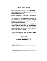 Preview for 2 page of SABB MOTOR 2H Instruction Manual