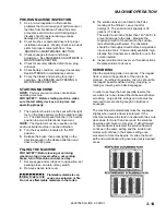 Preview for 21 page of Saber Compact Glide SG28 Operating Instructions Manual