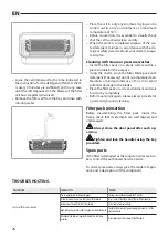 Preview for 26 page of Sabiana CRYSTALL CDS.C Instructions For Installation, Use And Maintenance Manual