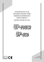 Sabiana UP-TOUCH Operating Instructions Manual preview